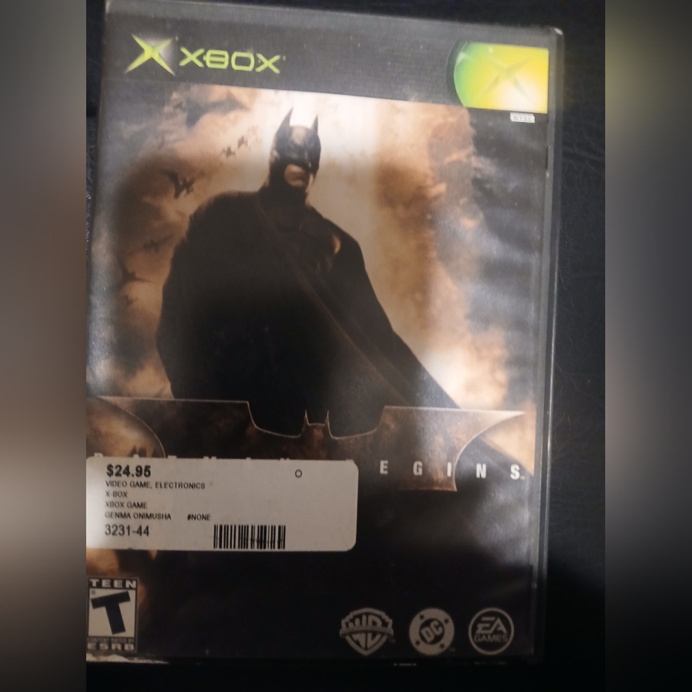 Xbox Batman Begins Video Game